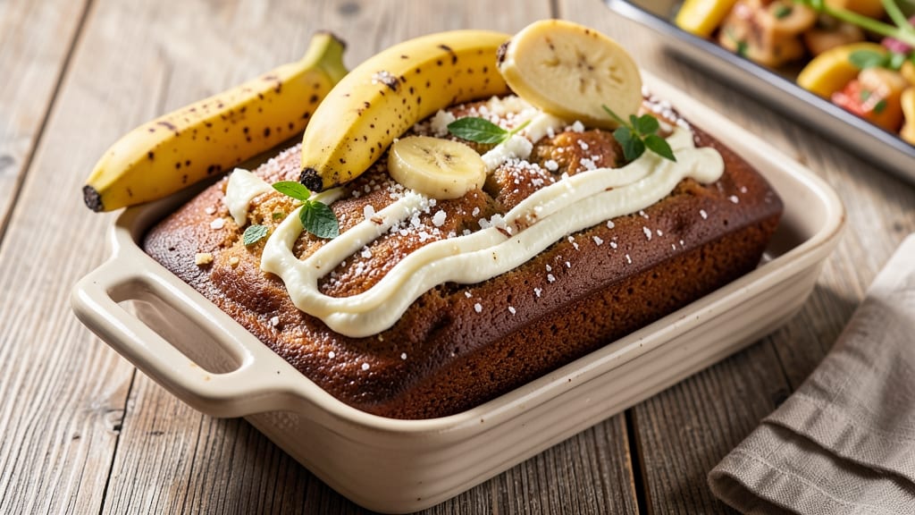 Banana Bread Recipe With Cream Cheese and Sour Cream: Moist Crumb and Tangy Swirls in One Loaf