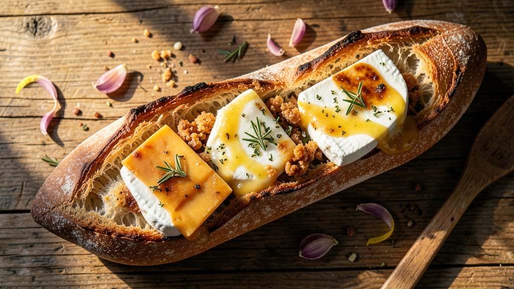 Baguette With Cheese Recipe: Crusty Bread Bites Stuffed With Melty Cheese