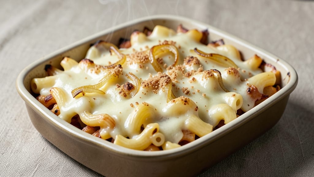 Baked Mac and Cheese Recipe with Velveeta and Cream Cheese: Extra Gooey Layers in One Pan