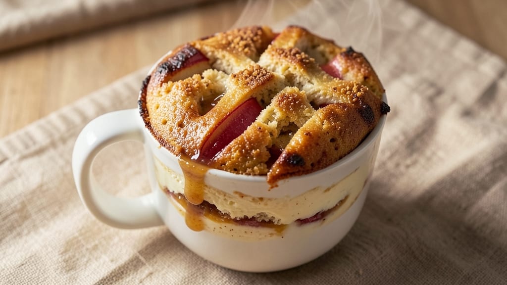 Apple Pie Cottage Cheese Mug Cake Recipe: Warm Spiced Filling in Single-Serve Magic