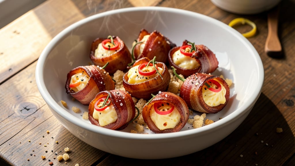 Bacon-Wrapped Cream Cheese Jalapeño Popper Recipe: Crispy Crust Meets Spicy-Creamy Core