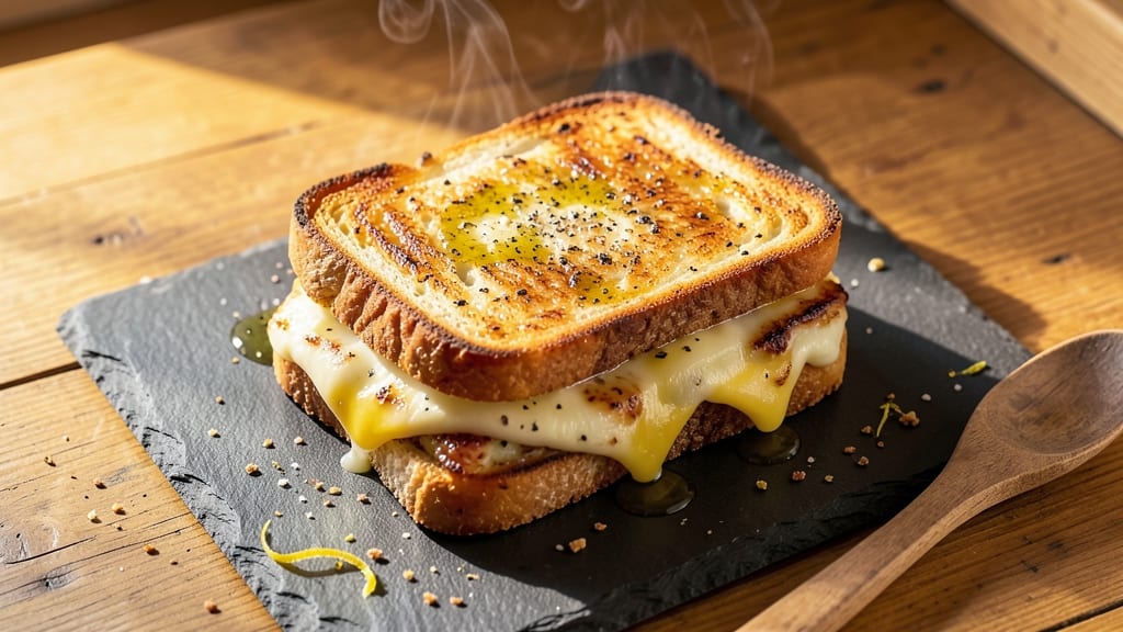 Alton Brown's Grilled Cheese Recipe: Crispy-Golden Crusts With Melted Cheese Rivers