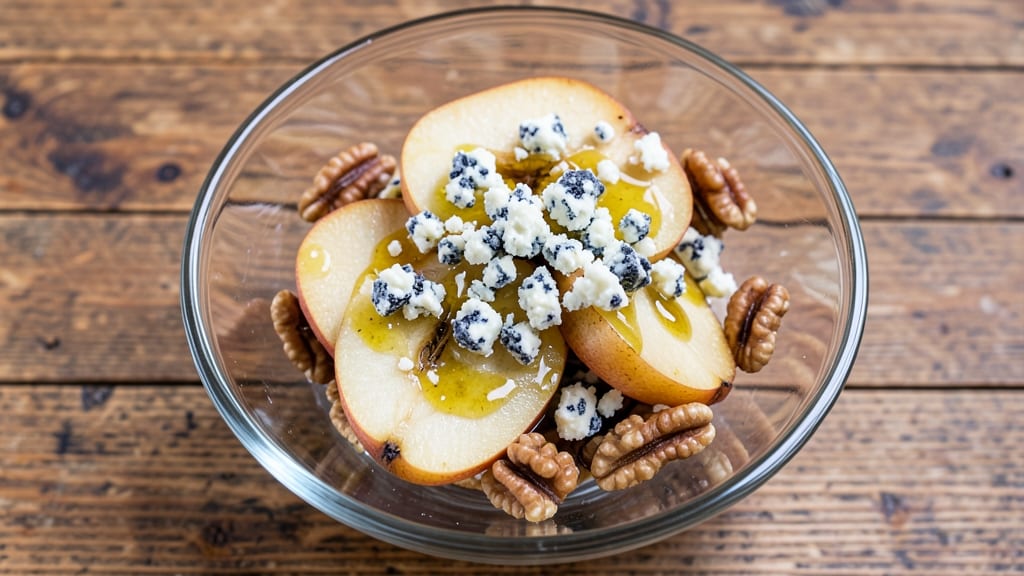 Barefoot Contessa's Pear and Blue Cheese Salad Recipe: Sweet-Tangy Bite With Crunchy Walnut Topping