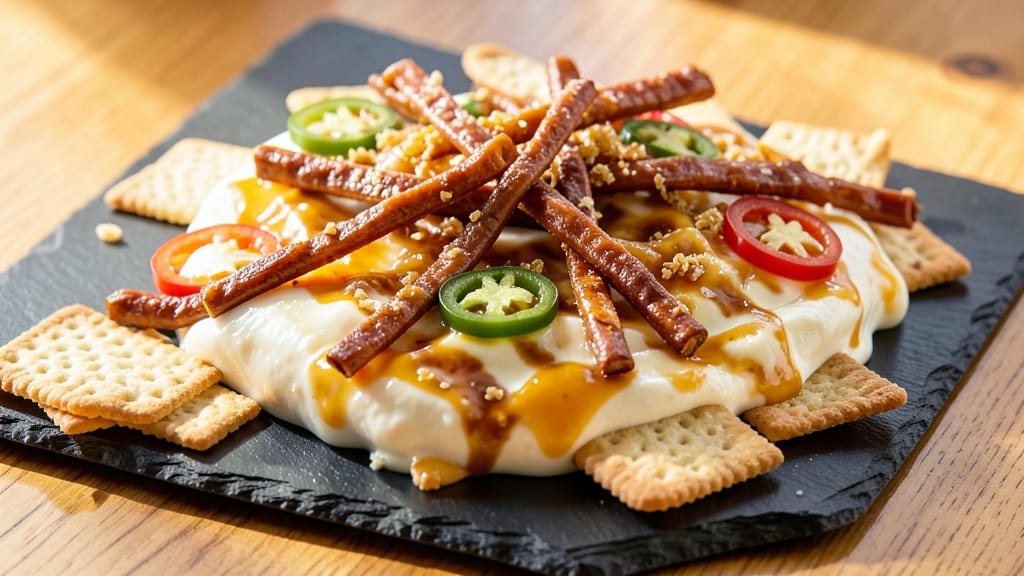 Bar Cheese Recipe With Velveeta: Crispy Baked Crust Over Gooey Melty Layers