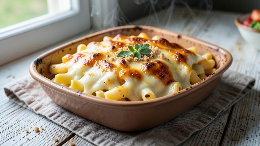 Baked Mac and Cheese Recipe with Colby Jack: Crispy Top and Melty Pull-Apart Magic