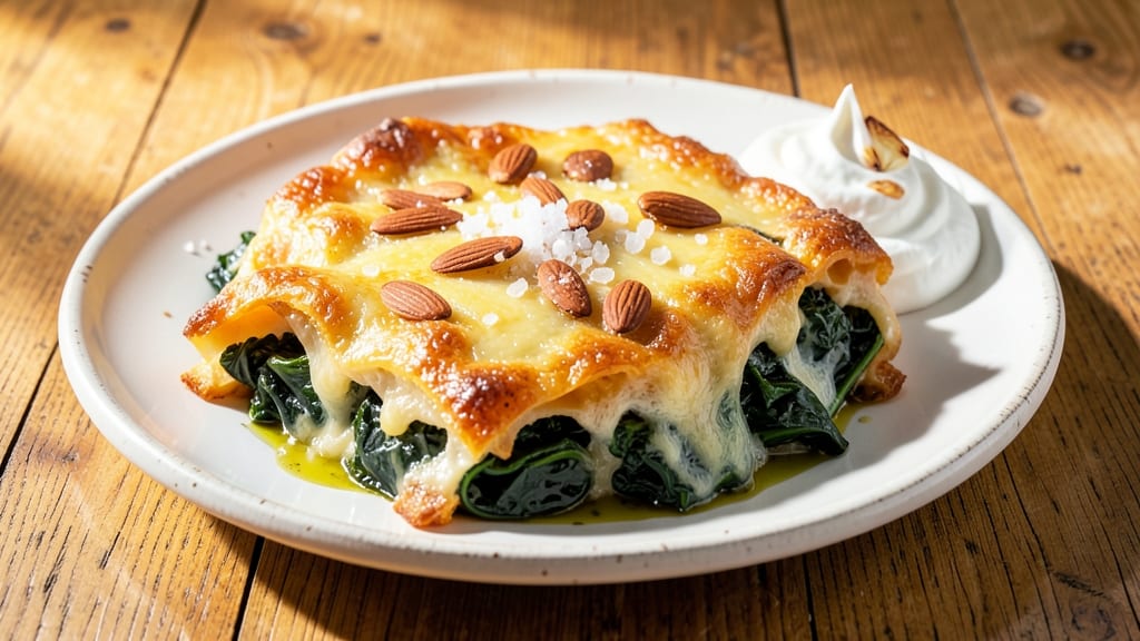 Baked Spinach and Cheese Recipe: Golden Bubbles and Silky Melting Magic