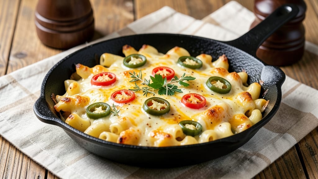 Baked Jalapeño Mac and Cheese Recipe: Smoky Spice Crunch Meets Melty Comfort
