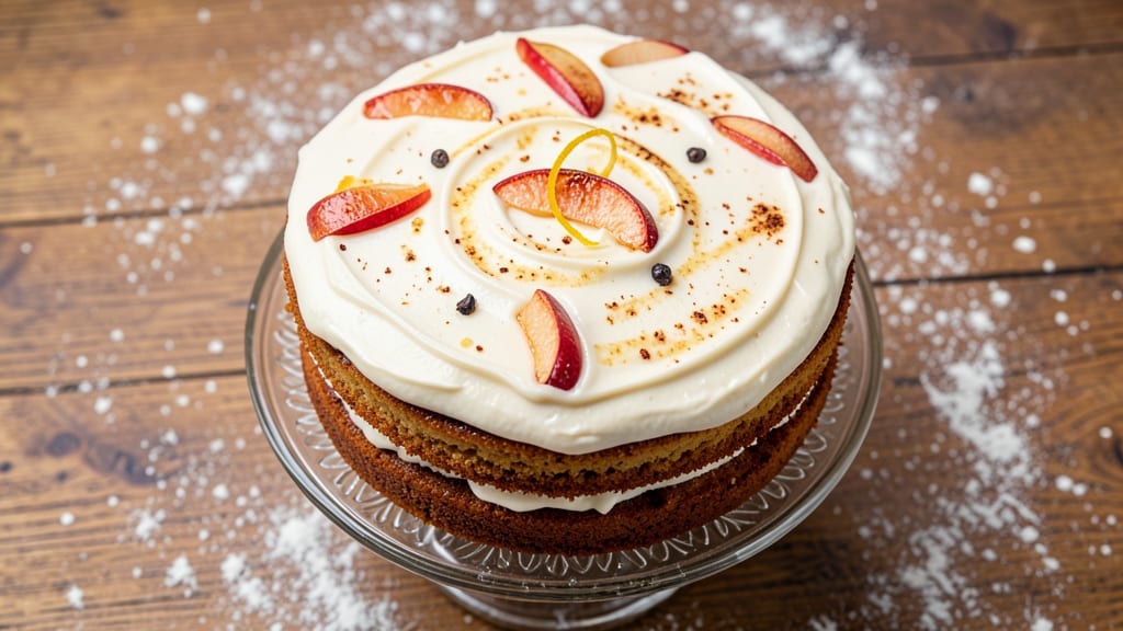 Apple Spice Cake Recipe with Cream Cheese Frosting: Warm Spice Crust Meets Tangy Sweet Frosting Layers