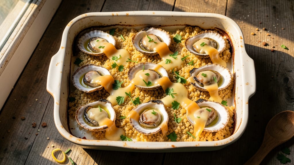 Baked Oyster With Cheese Recipe: Golden Bubbles and Melty Gooey Magic