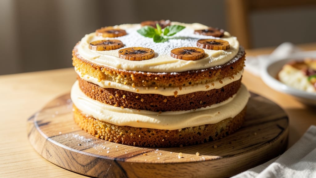 Banana Cream Cheese Pound Cake Recipe: Triple-Layered Magic With Vanilla Streaks