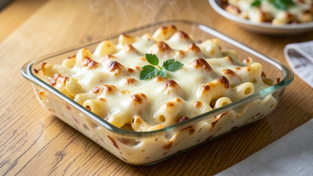 Baked Mac and Cheese Recipe 8x8 Pan: Crispy Top, Melty Chunks Inside