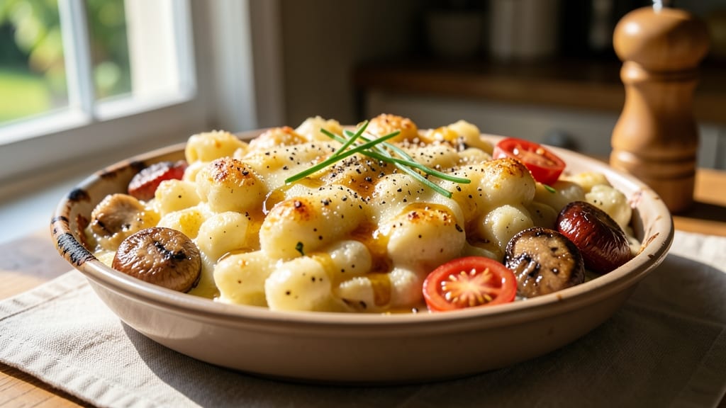 Baked Cheese Spaetzle Recipe: Golden Crust Meets Melty Swiss Streaks