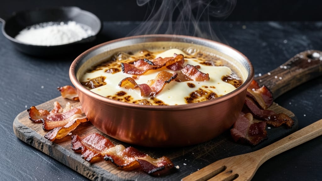 Bacon Cheese Fondue Recipe: Smoky Crunch Meets Melty Streaks