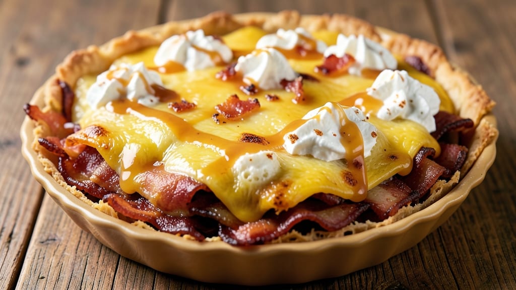 Bacon Cheese Pie Recipe: Smoky Crust and Melty Filling Fusion