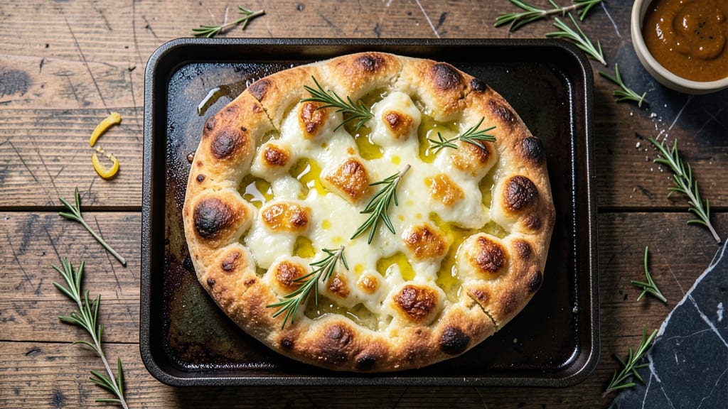Asiago Cheese Focaccia Bread Recipe: Shredded Gold and Olive Oil Magic