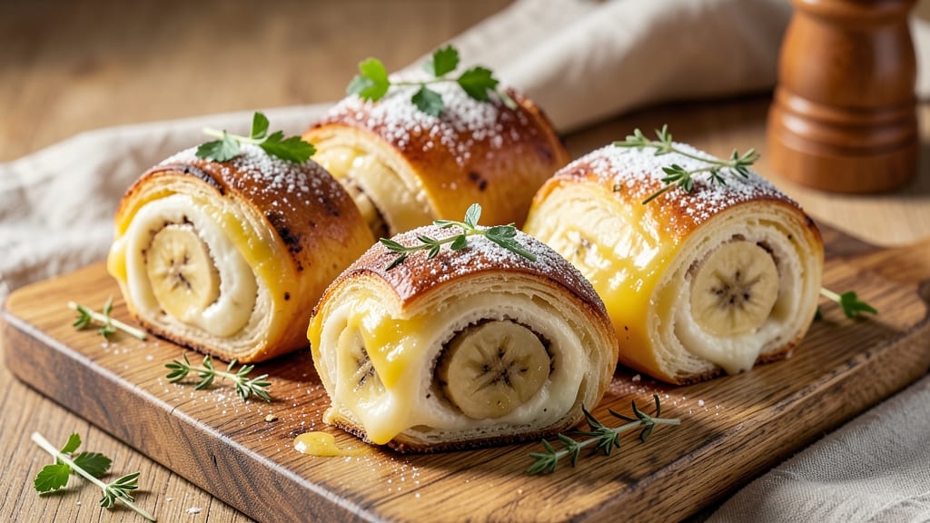 Banana Cheese Rolls Recipe: Flaky Layers With Gooey Caramelized Fillings