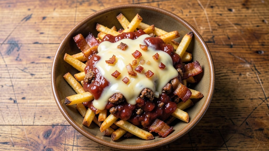 Bacon Chili Cheese Fries Recipe: Crispy Bites Loaded With Smoky, Melty Layers