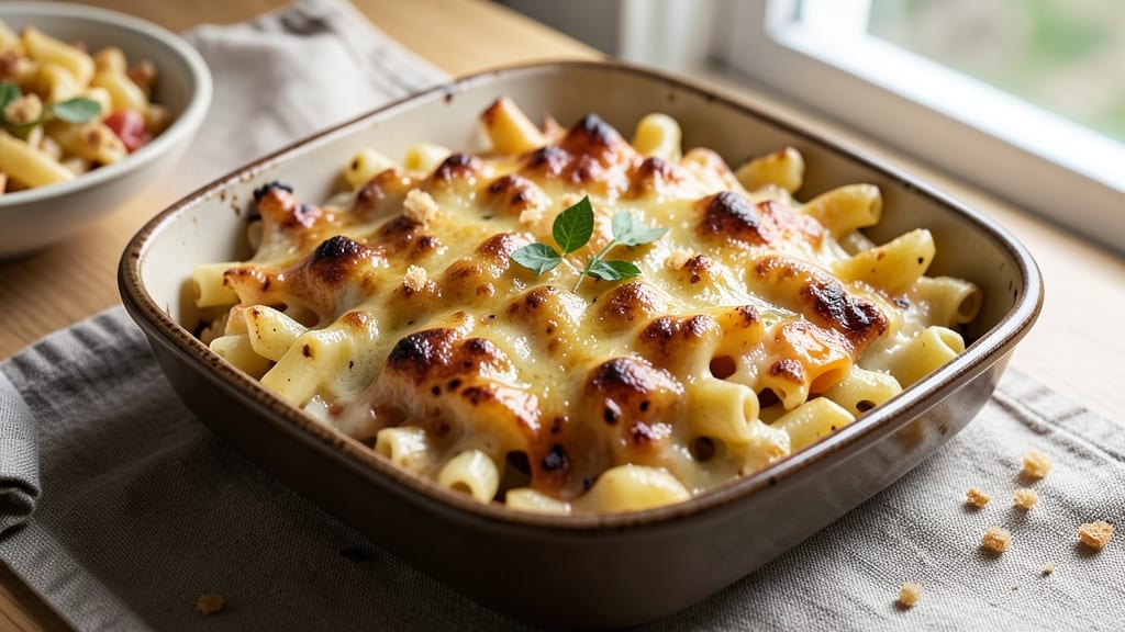 Baked Mac and Cheese Recipe Not Creamy: Crispy Top, Gooey Noodle Heart