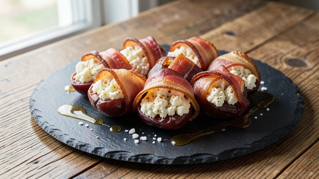 Bacon-Wrapped Dates Stuffed With Goat Cheese Recipe: Sweet-Savory Bites That Disappear Fast