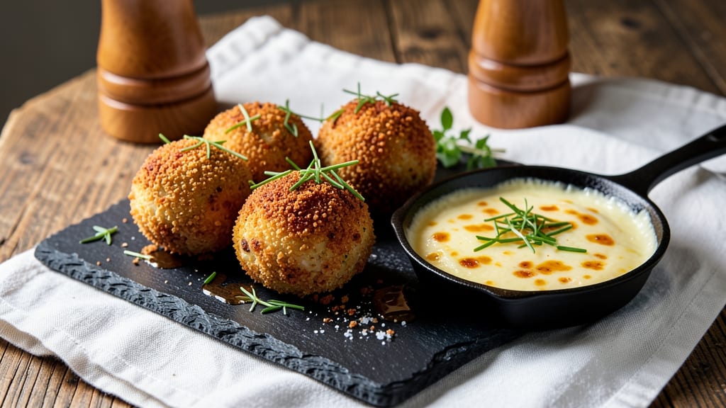 Baked Potato Cheese Balls Recipe: Crispy Shells Stuffed With Gooey Cheese