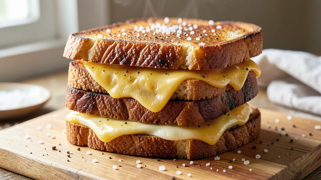Air Fryer Toasted Cheese Sandwich Recipe: Crispy Bread, Melty Cheese Magic