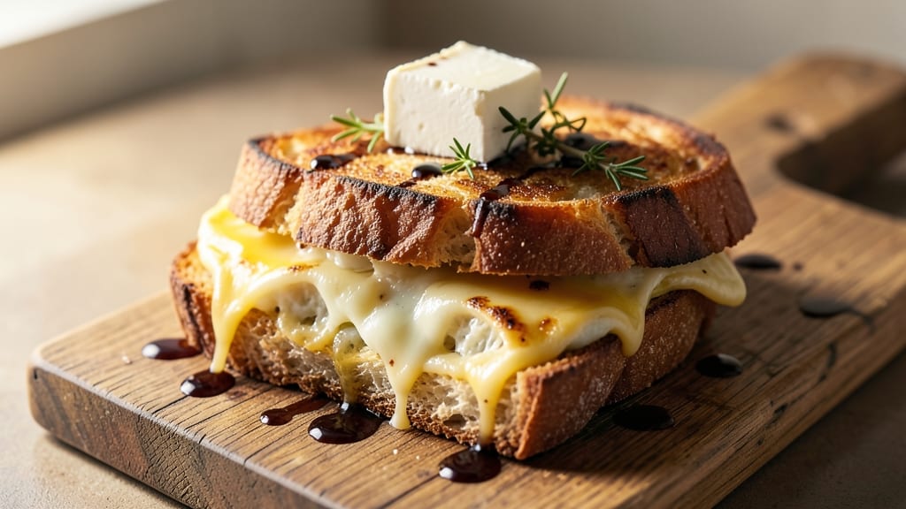 Artisan Grilled Cheese Recipe: Crispy-Crusted Cheese Sandwiches With Gooey Pulls