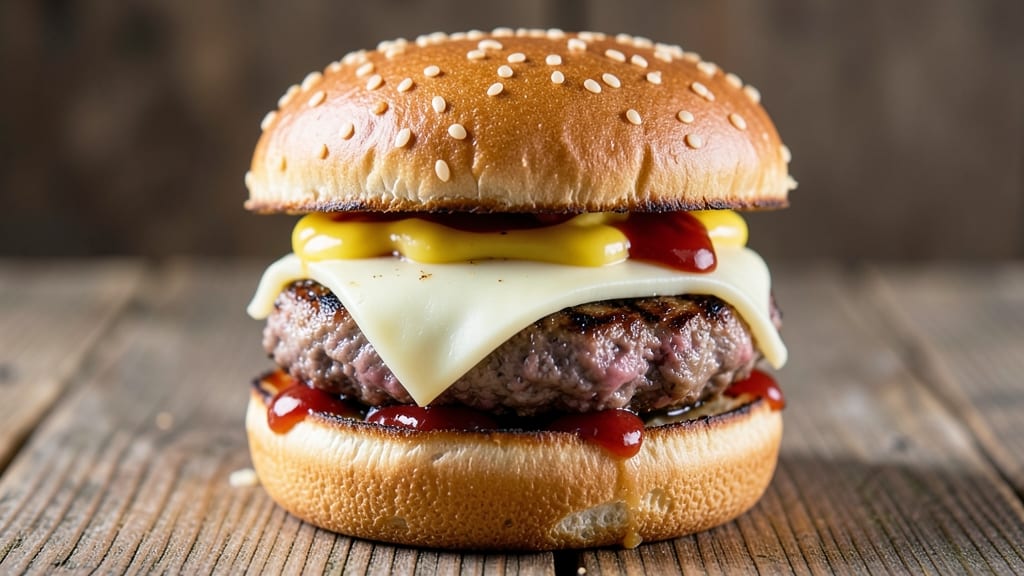 Beef and Cheese Burgers Recipe: Juicy Patties with Melty American Cheese
