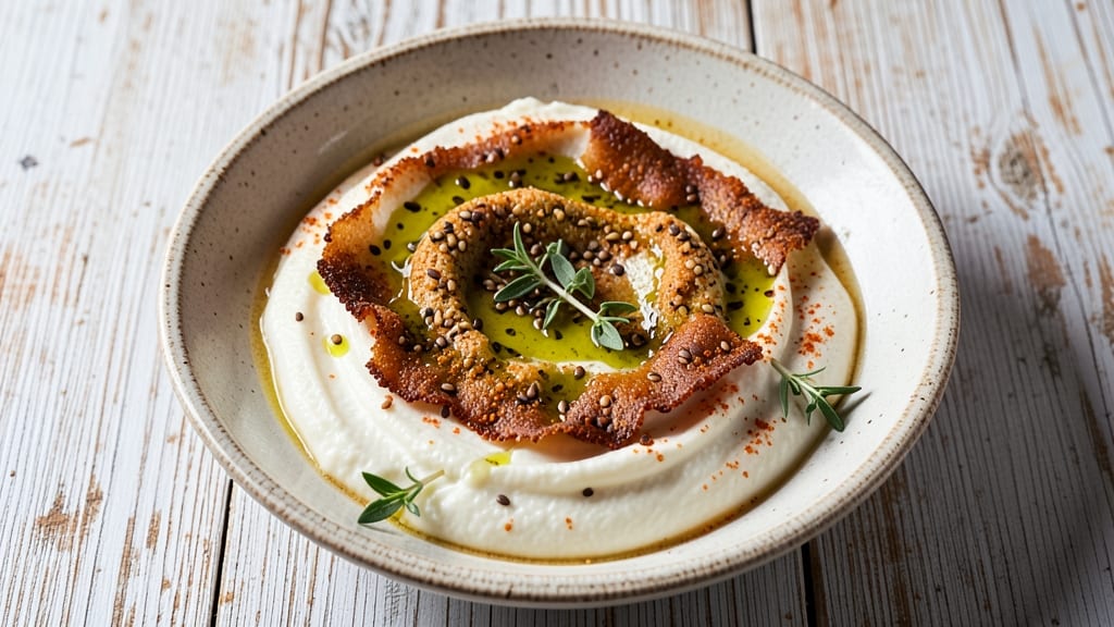 Arabic Cheese Recipe: Spiced Labneh With Crispy Za'atar Crust