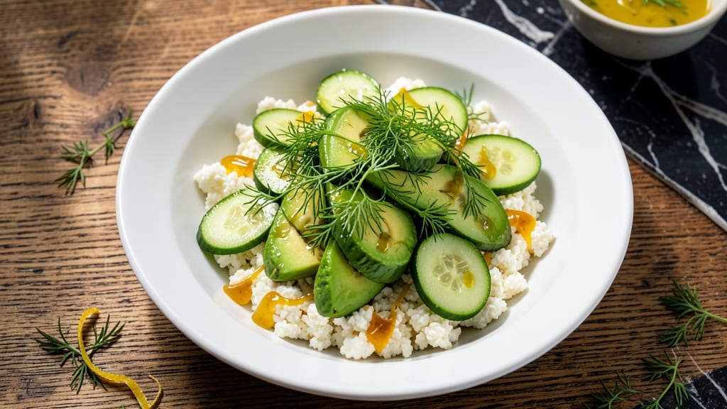Avocado Cucumber Cottage Cheese Salad Recipe: Zesty Creamy Bite With Crunchy Contrast
