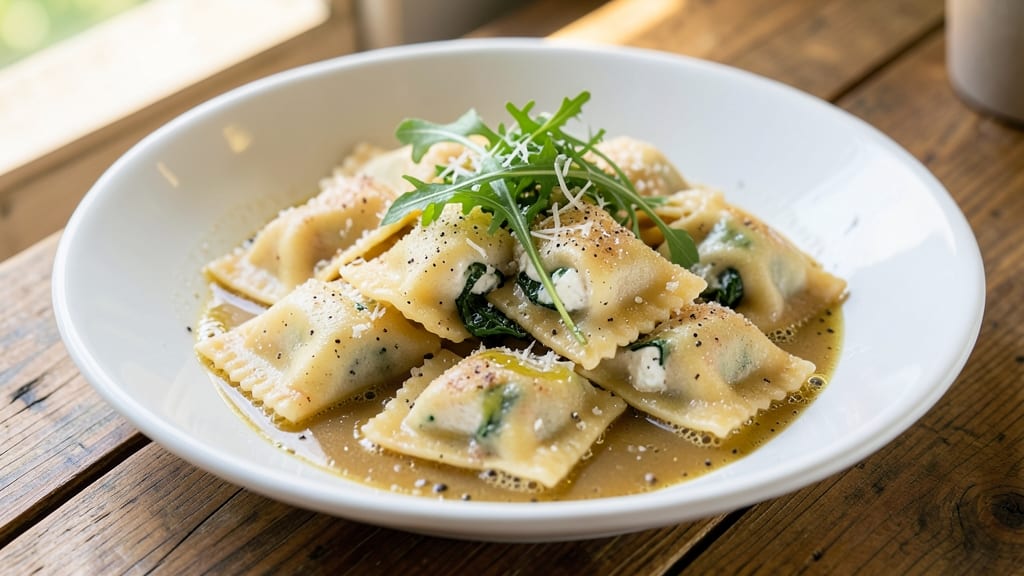 Authentic Italian Cheese Ravioli Recipe: Handmade Pillow Pockets With Buttery Spinach Filling