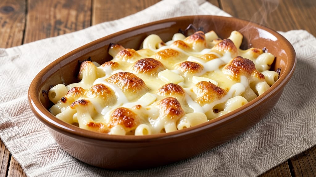 Baked Mac and Cheese Recipe for 10: Crowd-Pleasing Crispy Top and Gooey Pulls