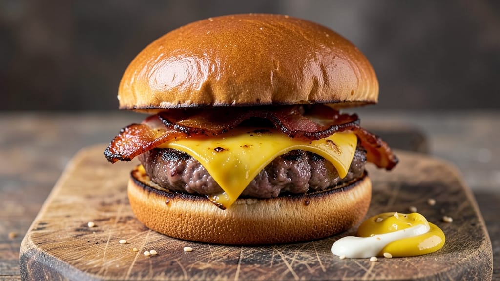 Bacon and Cheese Stuffed Burgers Recipe: Triple-Layered Crunch With Melty Centers