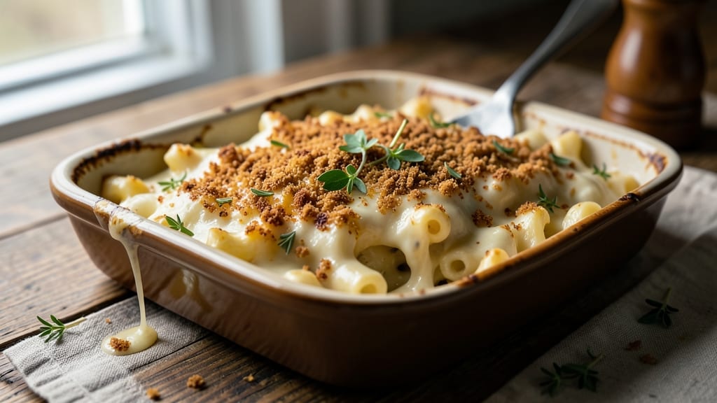 Baked Mac and Cheese Recipe with Velveeta Block: No-Burn, One-Pan Cheesy Bliss