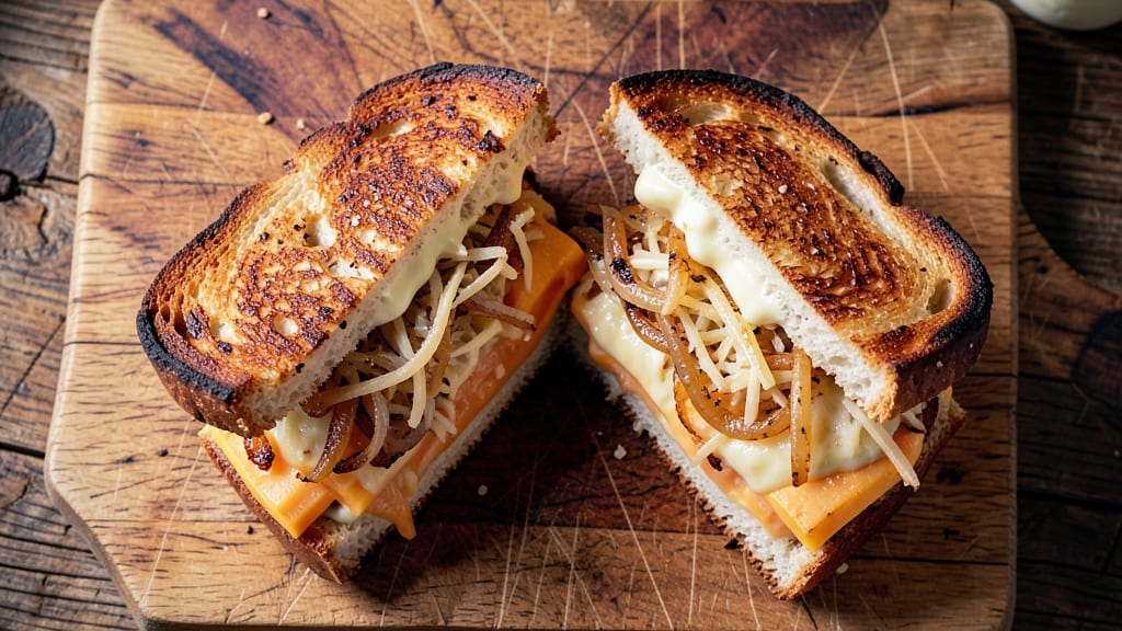 Award Winning Grilled Cheese Recipe: Crispy-Golden Crusts and Melted Cheese Bliss