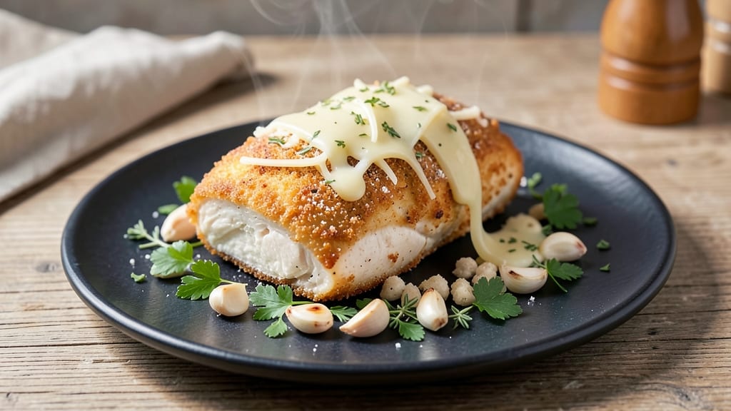 Alouette Garlic and Herb Cheese Recipe: Crispy-Crusted Melts With Herbed Cheese Pulls