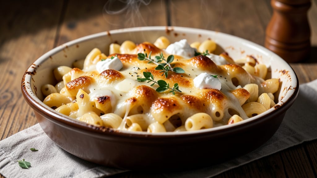 Baked Macaroni and Cheese Recipe from Scratch: Triple-Layered Crunch With Gooey Pull-Apart Magic