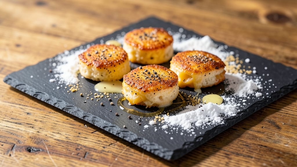 Baked Cheddar Cheese Bites Recipe: Crispy Shells Stuffed With Melty Cheese