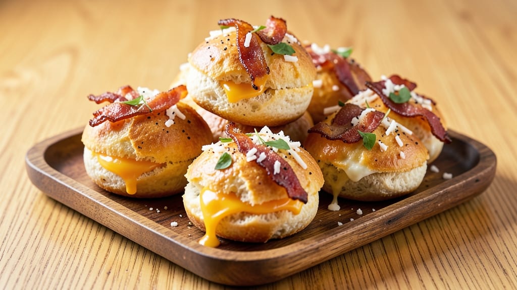 Bacon, Egg, and Cheese Bombs Recipe: Crispy Shells With Gooey Pulls