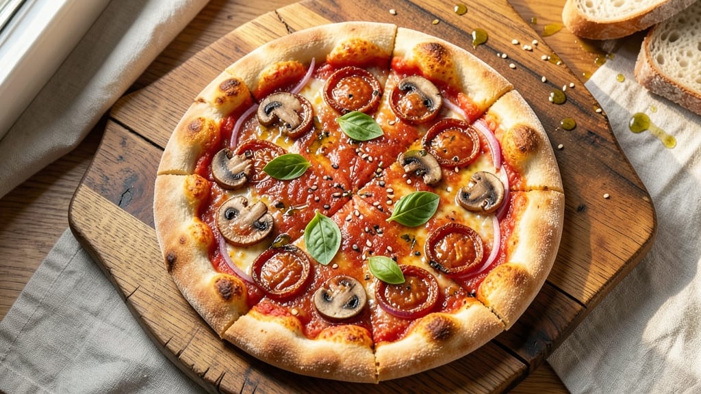 Amy's No-Cheese Pizza Recipe: Crispy Crust With Tangy Tomato Magic