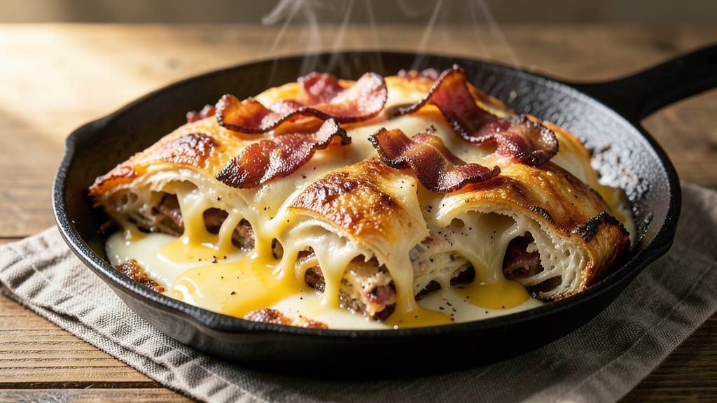 Bacon Cheese Pull Apart Recipe: Crispy Layers That Shatter With Every Tear