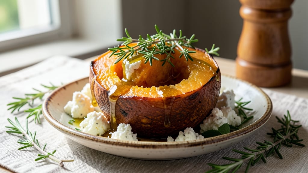 Acorn Squash and Goat Cheese Recipe: Roasted Sweetness Meets Herbed Creaminess