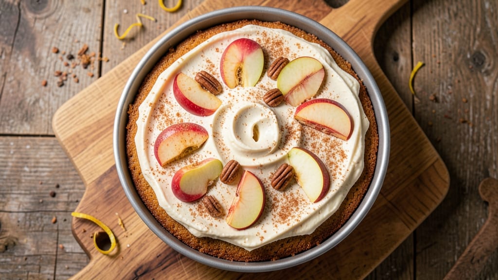 Apple Cream Cheese Pound Cake Recipe: Vanilla-Infused Layers With Gooey Filling