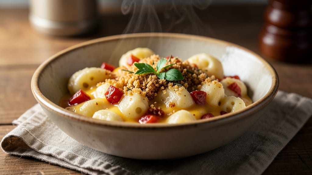 Alex Guarnaschelli's Gnocchi Mac and Cheese Recipe: Pillowy Potato Dumplings in Rich Tomato Cream