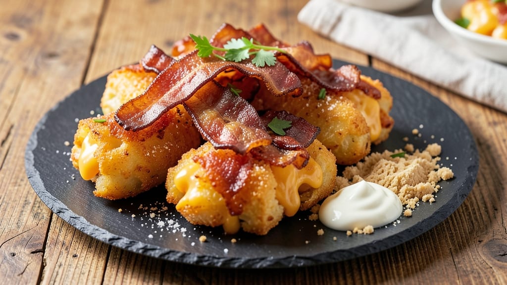 Bacon and Cheese Stuffed Tater Tots Recipe: Crispy Shells With Melty Gooey Centers