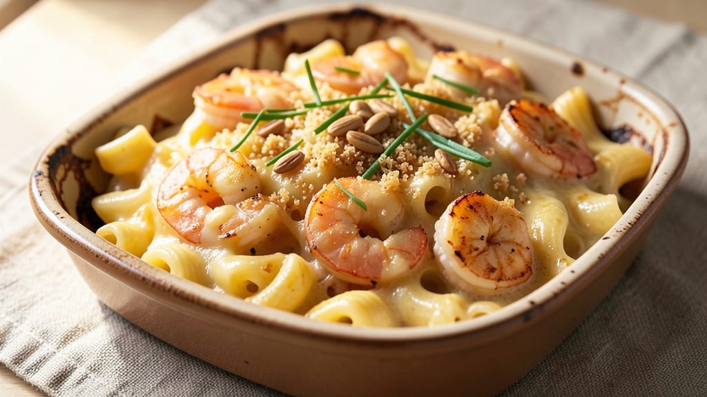 Baked Seafood Mac and Cheese Recipe: Crispy Top, Melty Cheddar, Ocean-Fresh Bites