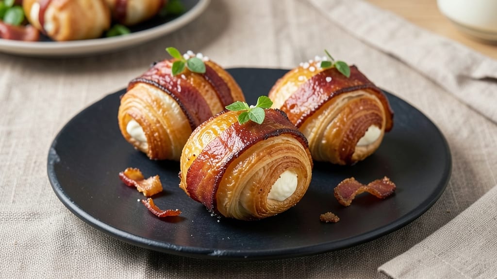 Bacon Cream Cheese Bombs Recipe: Crispy Shells Stuffed With Smoky-Sweet Filling