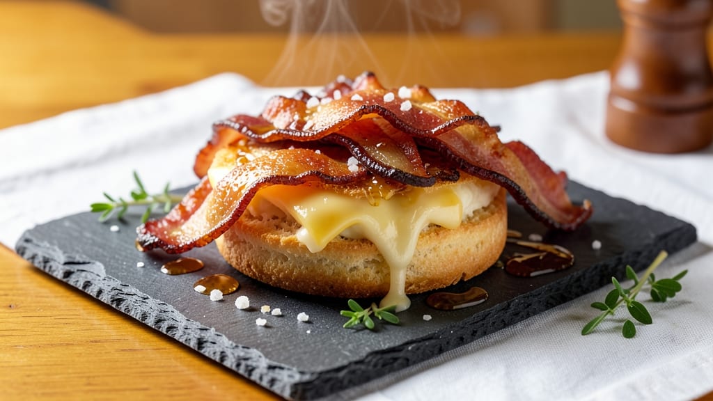 Bacon Cheese Bomb Recipe: Crispy Bacon Streaks and Melty Cheese Explosion