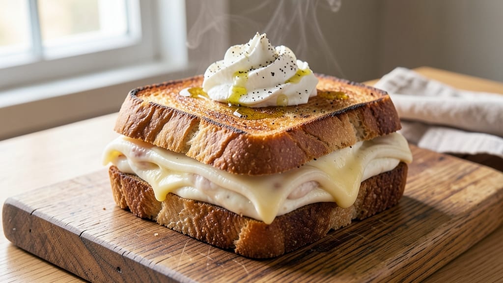 Beaches and Cream Grilled Cheese Recipe: Triple-Layered Gooey Magic With Vanilla Streaks