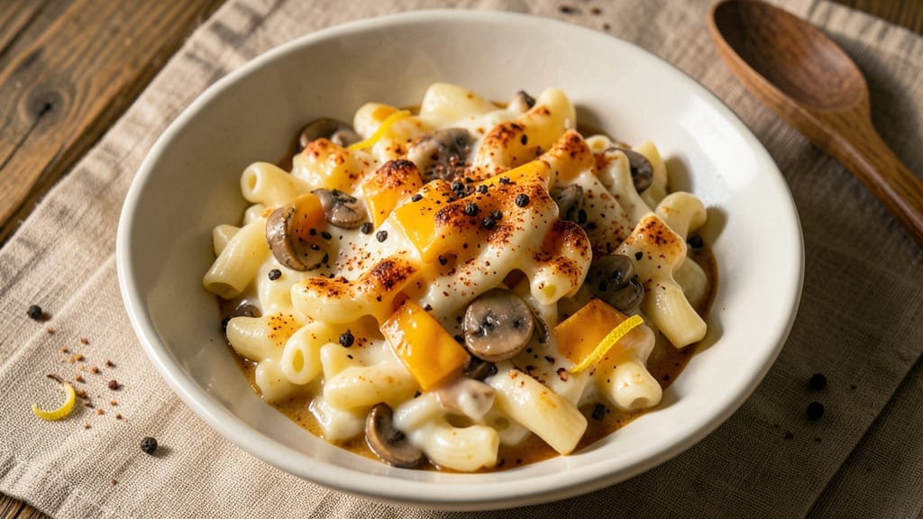 Baked Mac and Cheese Recipe with Cream of Mushroom Soup: Umami Depth and Silky Melt