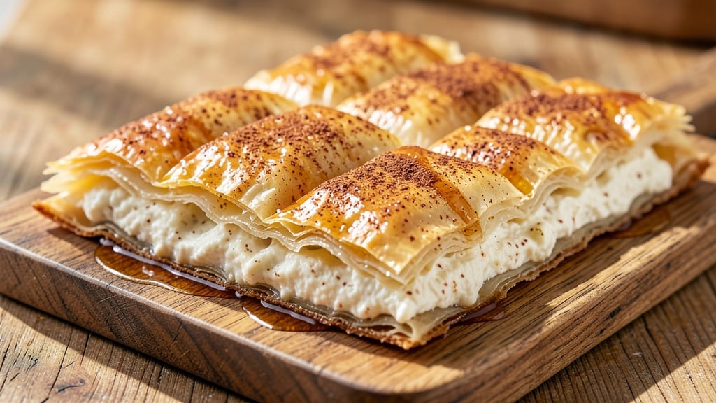 Baklava With Ricotta Cheese Recipe: Layers of Crunch and Creamy Twist